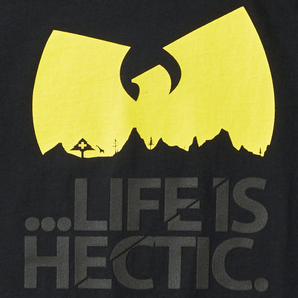 WU TANG X LRG LIFE IS HECTIC TEE - BLACK