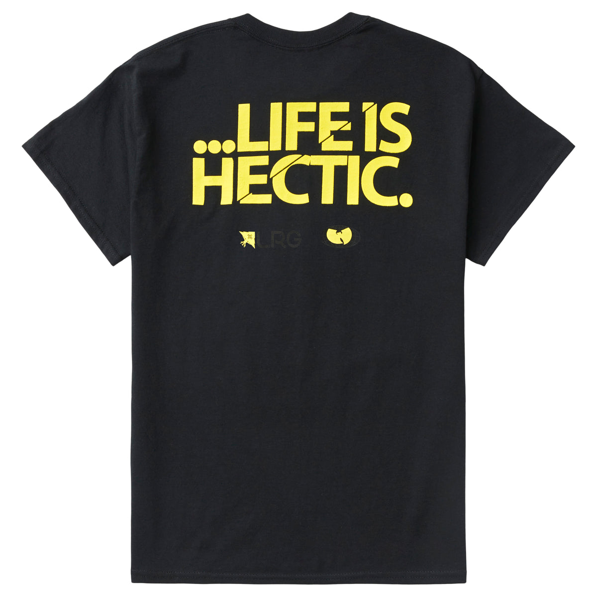 WU TANG X LRG LIFE IS HECTIC TEE - BLACK