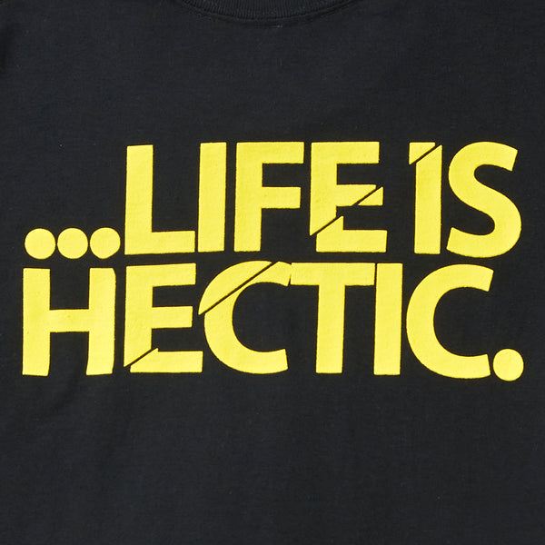WU TANG X LRG LIFE IS HECTIC TEE - BLACK