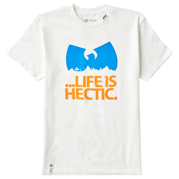 WU TANG X LRG LIFE IS HECTIC TEE - WHITE