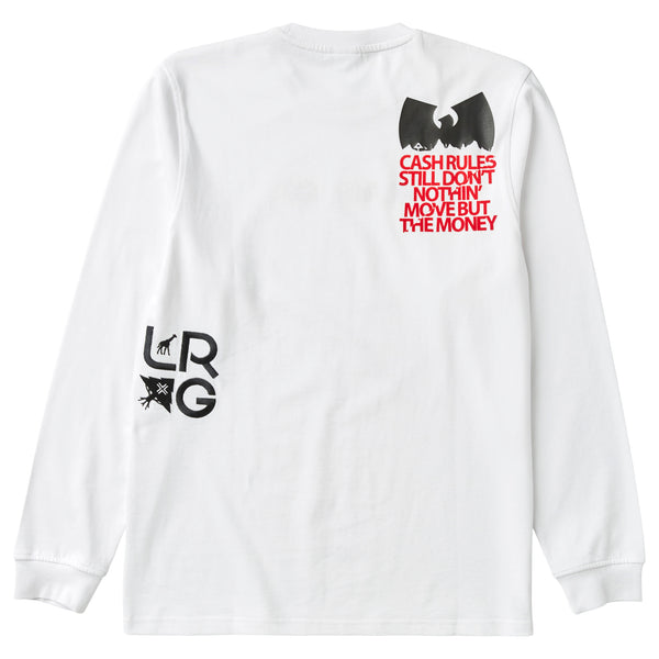 WU TANG X LRG SPIRIT OF WU LONG SLEEVE KNIT TEE - WHITE
