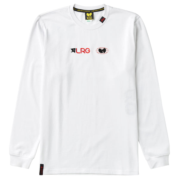 WU TANG X LRG SPIRIT OF WU LONG SLEEVE KNIT TEE - WHITE