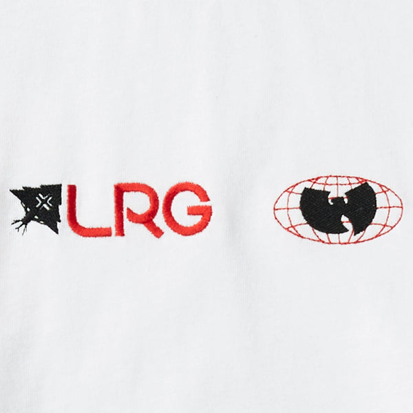 WU TANG X LRG SPIRIT OF WU LONG SLEEVE KNIT TEE - WHITE
