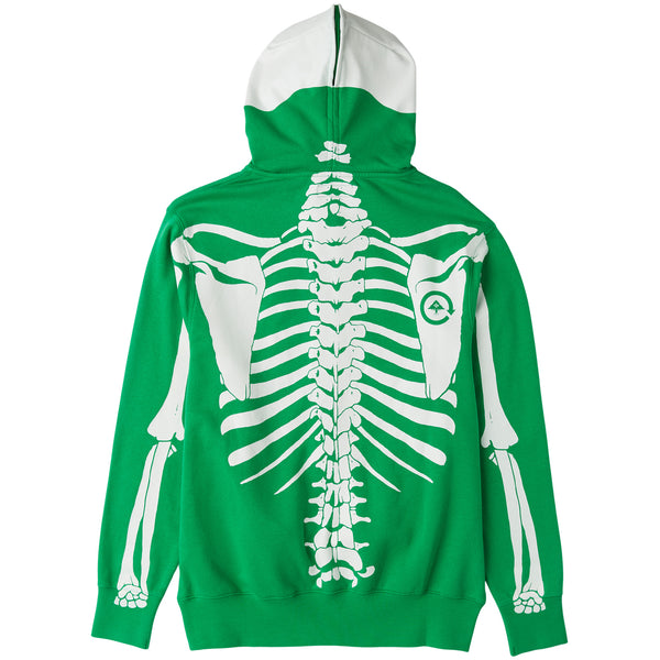 CARROTS X LRG DEAD SERIOUS ZIP HOODIE - KELLY GREEN