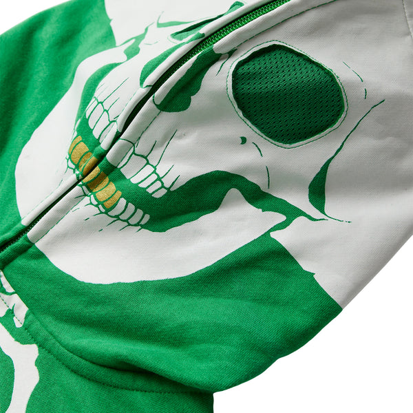 CARROTS X LRG DEAD SERIOUS ZIP HOODIE - KELLY GREEN