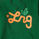 CARROTS X LRG LIFTED SCRIPT PULLOVER HOODIE - FOREST GREEN