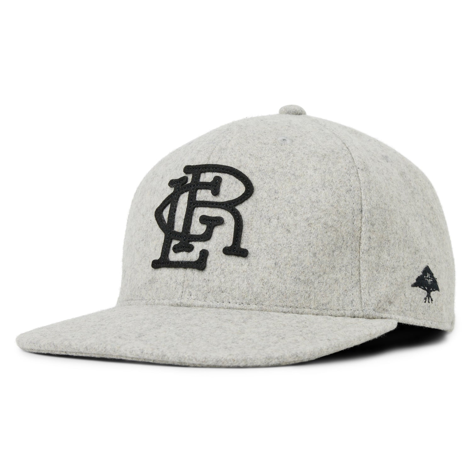 THE LEAGUE WOOL ADJUSTABLE HAT - GREY HEATHER