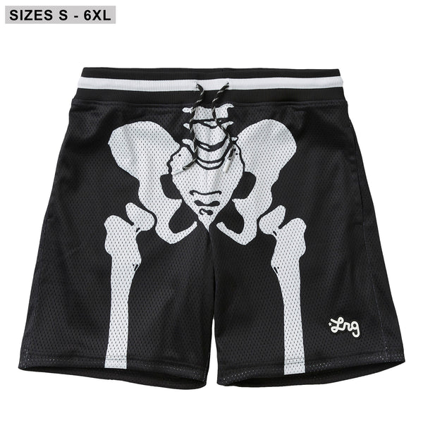 BONE GUARD MESH SHORTS - BLACK