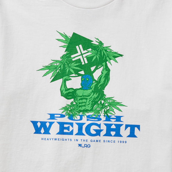 PUSH WEIGHT TEE - WHITE