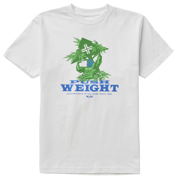 PUSH WEIGHT TEE - WHITE