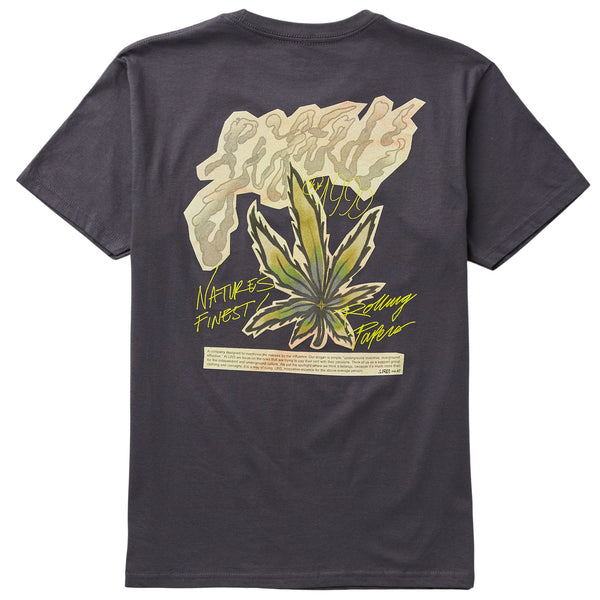 PAPERS TEE - CHARCOAL