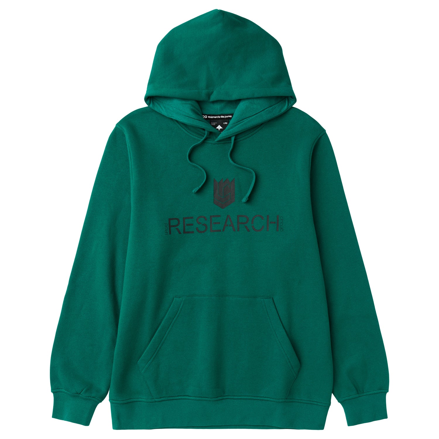 TOMORROWS RESEARCH PULLOVER HOODIE - DEEP GREEN