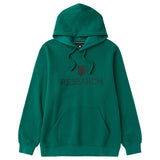 TOMORROWS RESEARCH PULLOVER HOODIE - DEEP GREEN