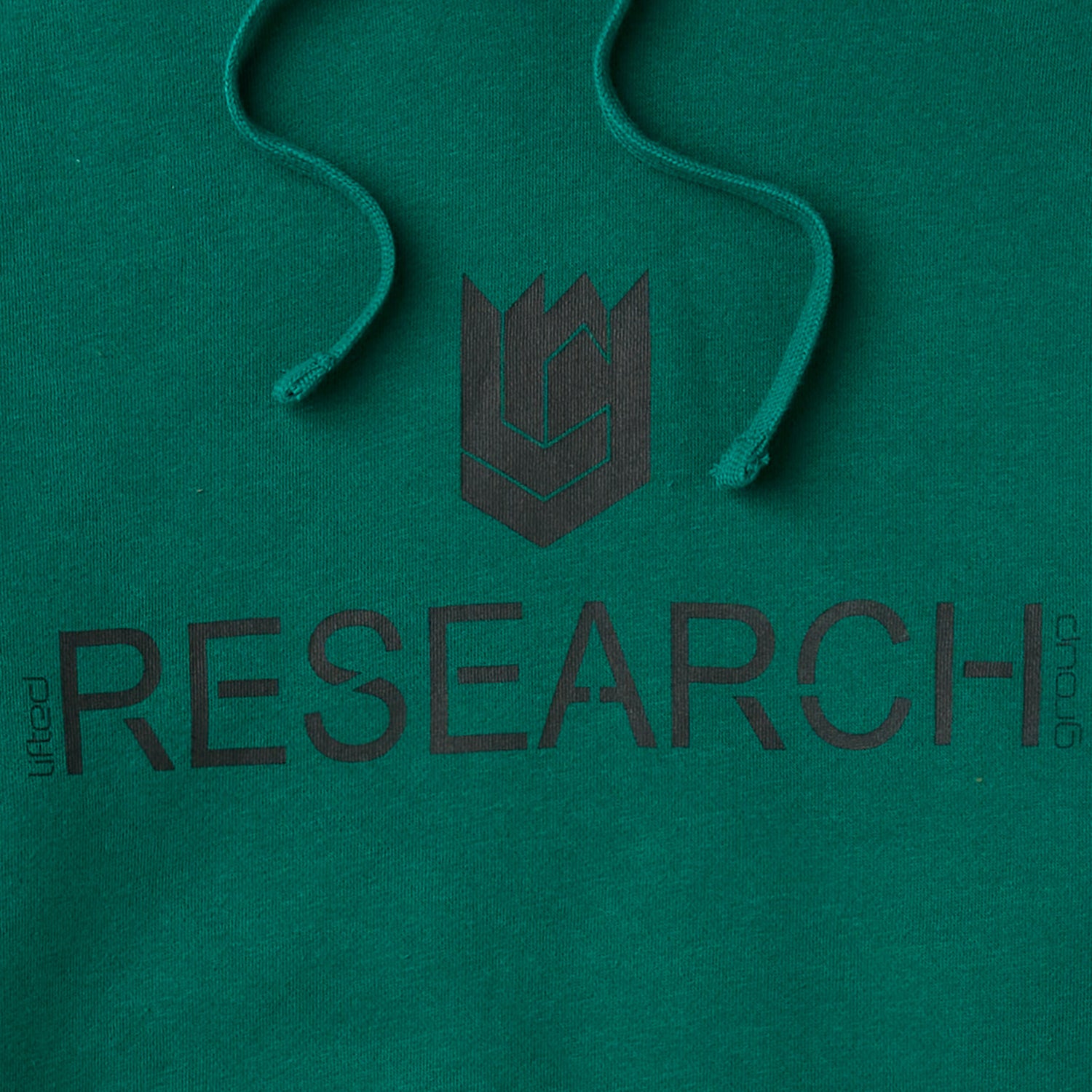 TOMORROWS RESEARCH PULLOVER HOODIE - DEEP GREEN