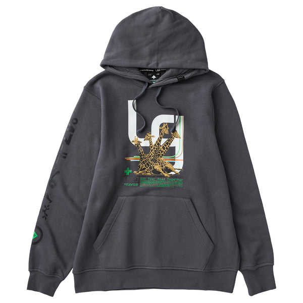 HEAD IN THE GAME PULLOVER HOODIE - CHARCOAL