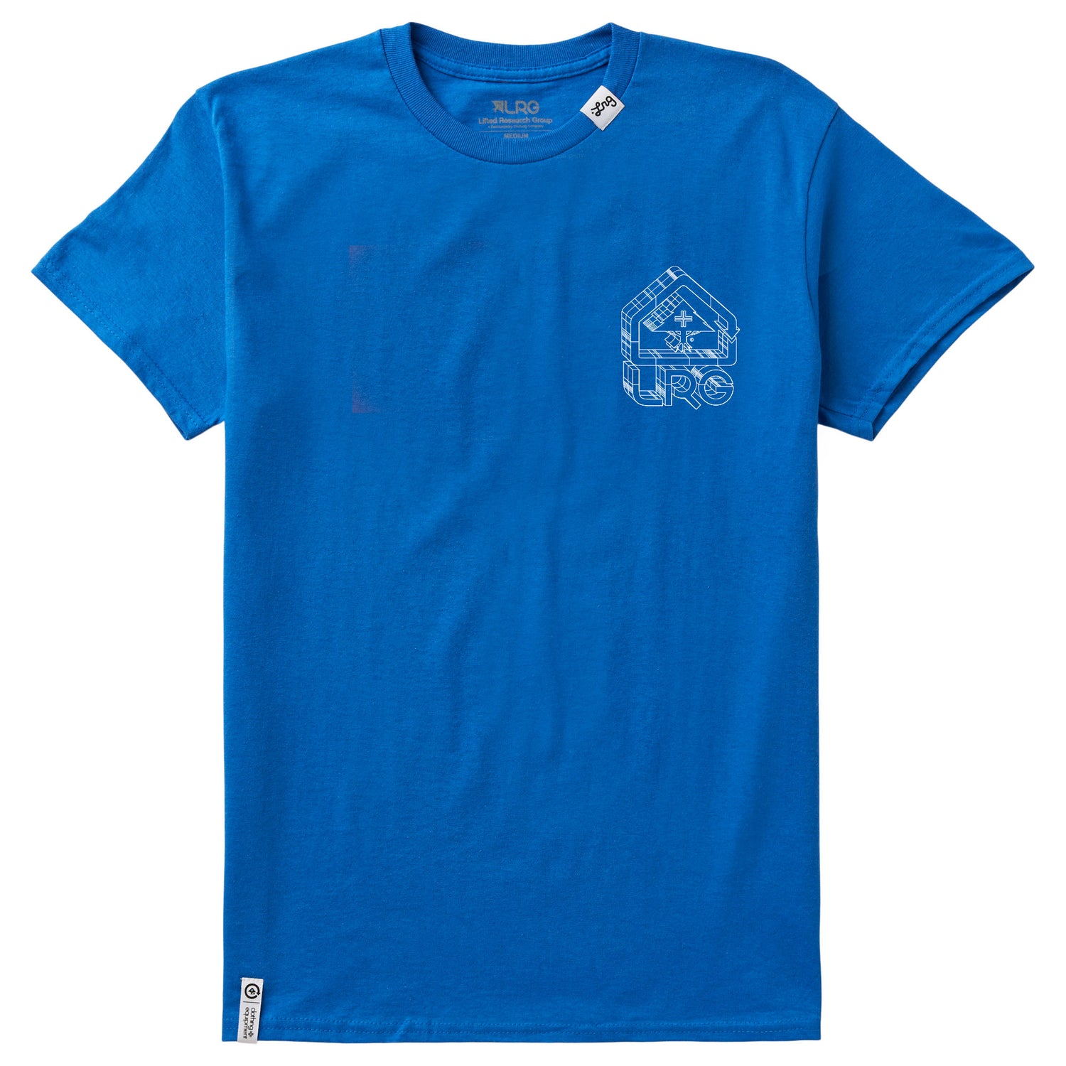 LIFTED BLUEPRINT TEE - ROYAL