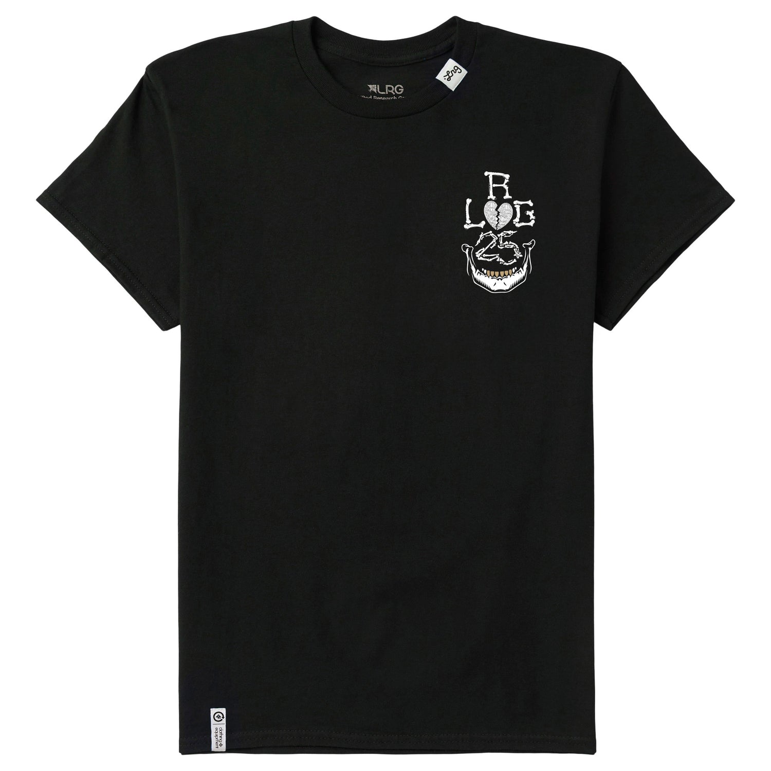 25TH ROTTEN HEART TEE - BLACK