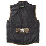 IN THE WOODS REVERSIBLE VEST - BLACK CAMOUFLAGE