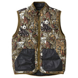 IN THE WOODS REVERSIBLE VEST - BLACK CAMOUFLAGE