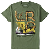 STACKED WOODS TEE - MILITARY GREEN