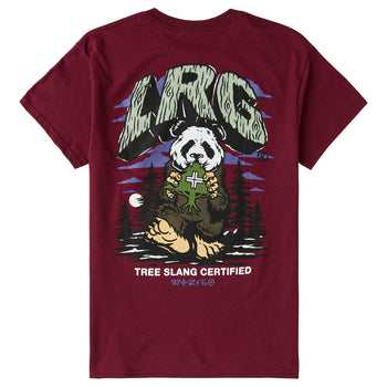 PANDA SQUATCH TEE - MAROON