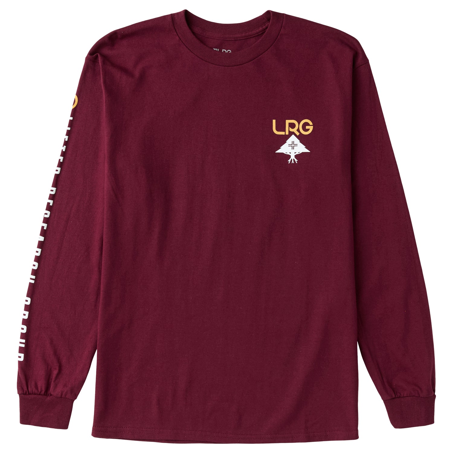 LR TREEHOUSE LONG SLEEVE TEE - MAROON