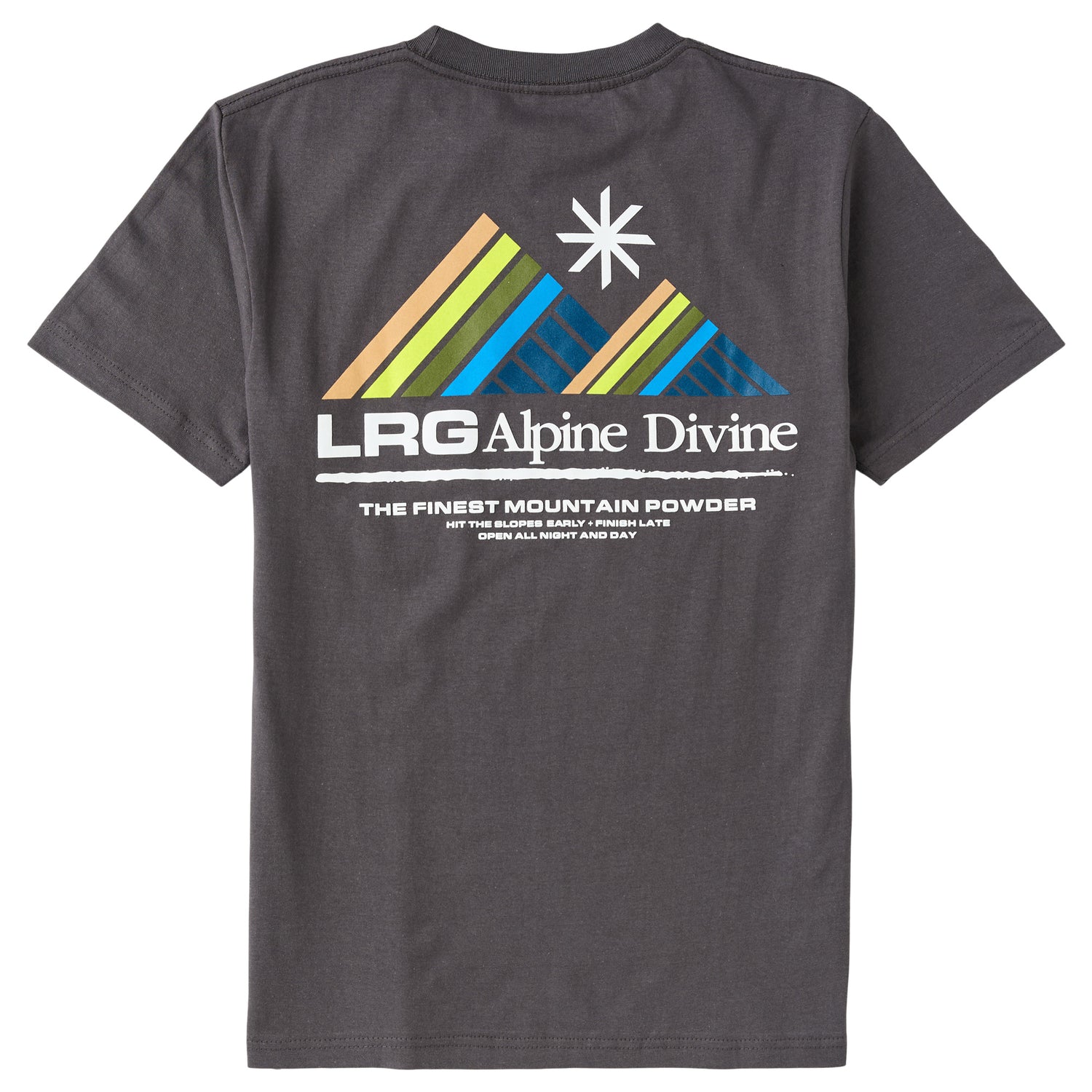 ALPINE DIVINE TEE - CHARCOAL