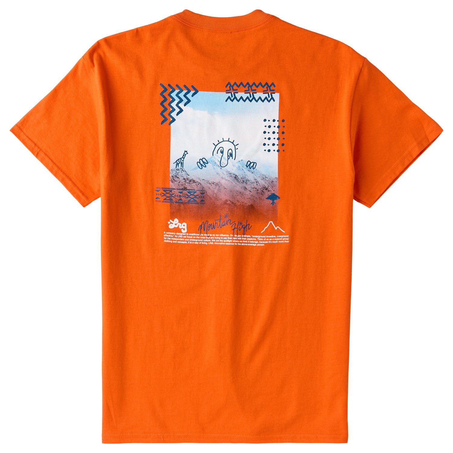 MOUNTAIN HIGH TEE - ORANGE