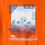 MOUNTAIN HIGH TEE - ORANGE