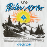 POWDER MOVES TEE - WHITE