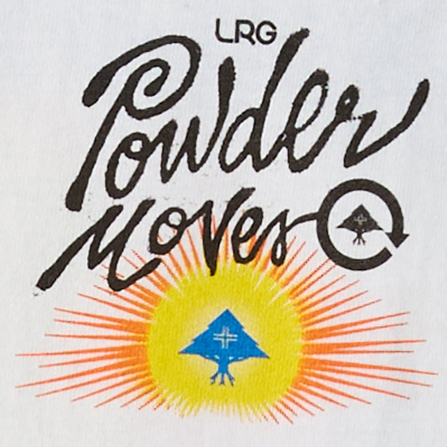 POWDER MOVES TEE - WHITE