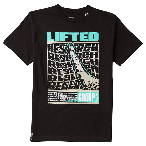 TWISTED RESEARCH TEE - BLACK
