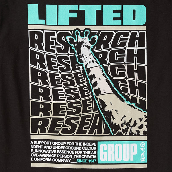 TWISTED RESEARCH TEE - BLACK