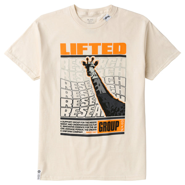 TWISTED RESEARCH TEE - CREAM