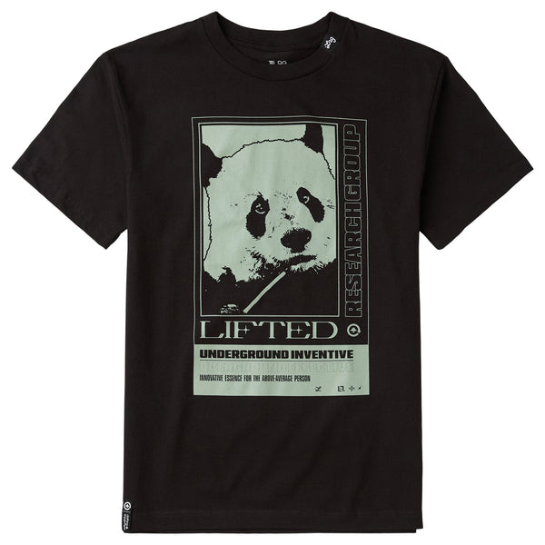 ALL EFFECTIVE PANDA TEE - BLACK