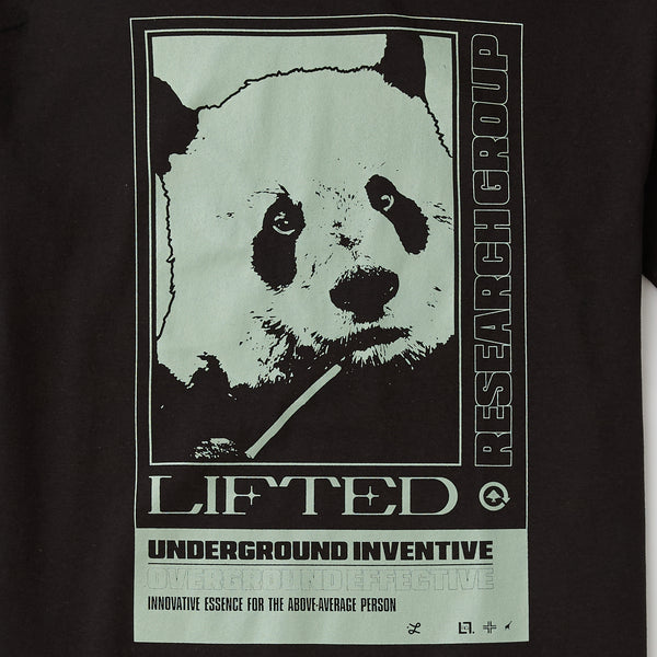 ALL EFFECTIVE PANDA TEE - BLACK