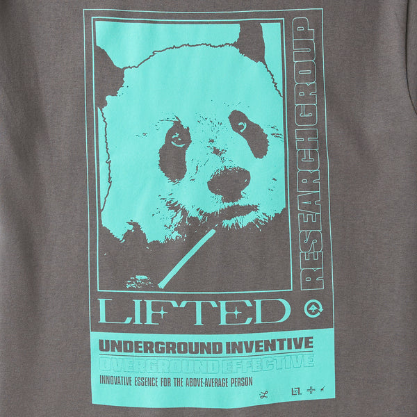 ALL EFFECTIVE PANDA TEE - CHARCOAL