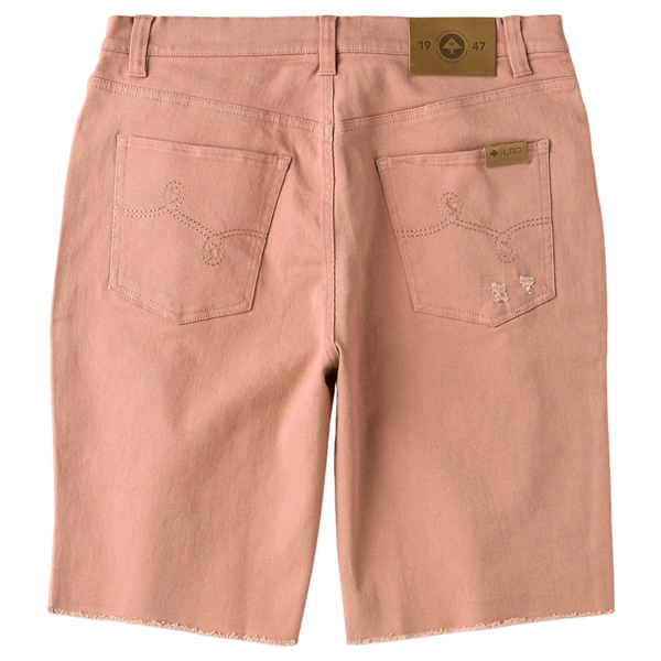 RIPPER BRUSH DENIM SHORT - CORK
