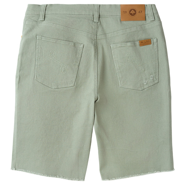 TRIPICAL RIPPER DENIM SHORT - SAGE