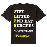 TRILL BURGER X LRG SLAB TEE - BLACK