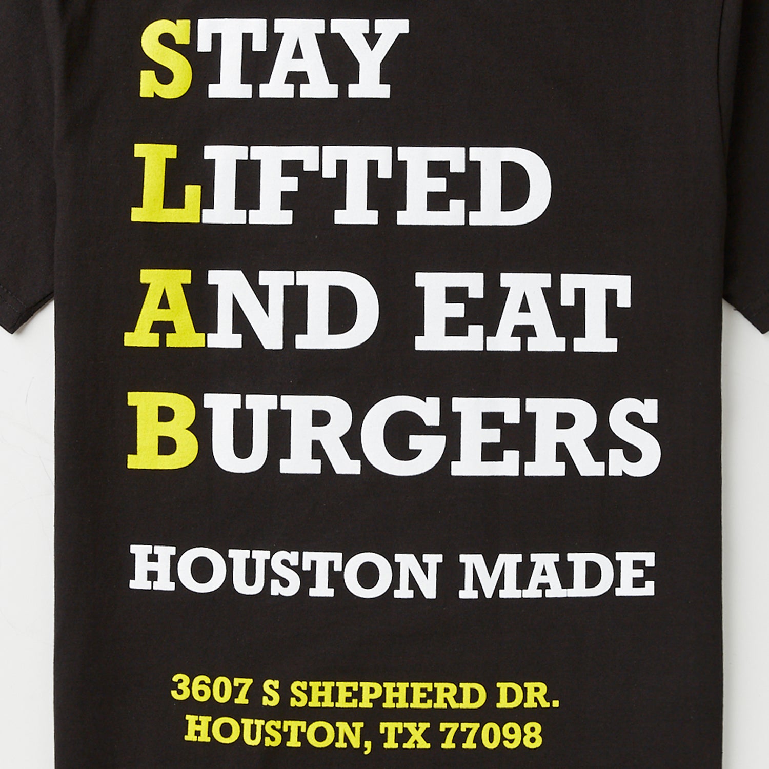 TRILL BURGER X LRG SLAB TEE - BLACK