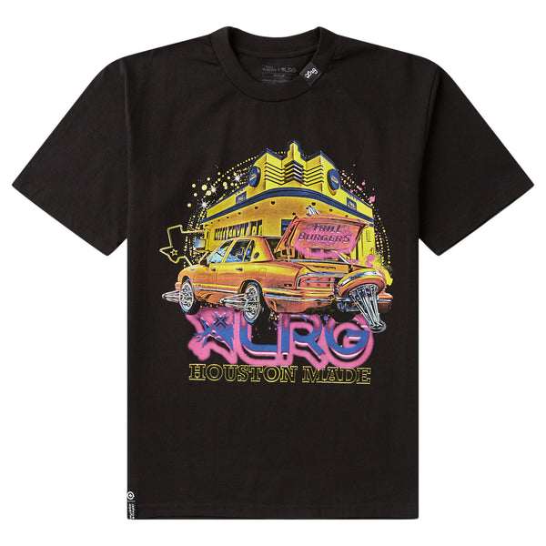 TRILL BURGER X LRG POP THE TRUNK TEE - BLACK