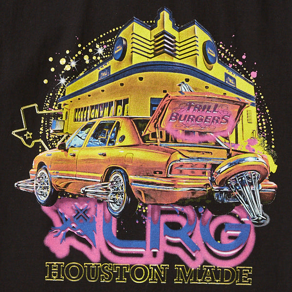 TRILL BURGER X LRG POP THE TRUNK TEE - BLACK