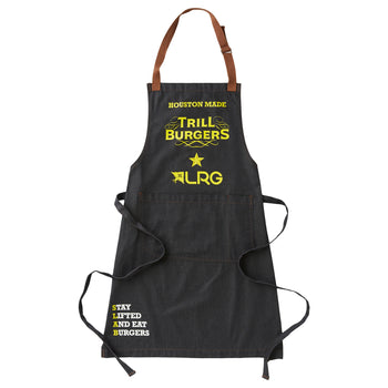 TRILL BURGER X LRG GRILL MASTER APRON - BLACK