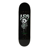 PANDA SERIOUS SKATE DECK - BLACK