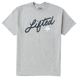 4700 ANGLED SCRIPT TEE - ATHLETIC HEATHER