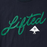 4700 ANGLED SCRIPT TEE - NAVY