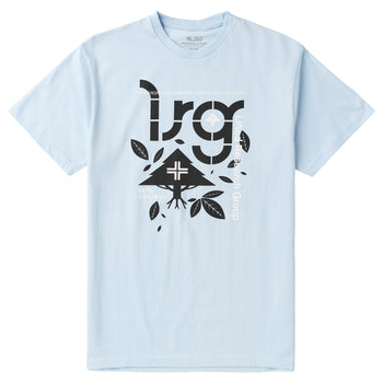 4700 CYCLE LEAVES TEE - POWDER BLUE