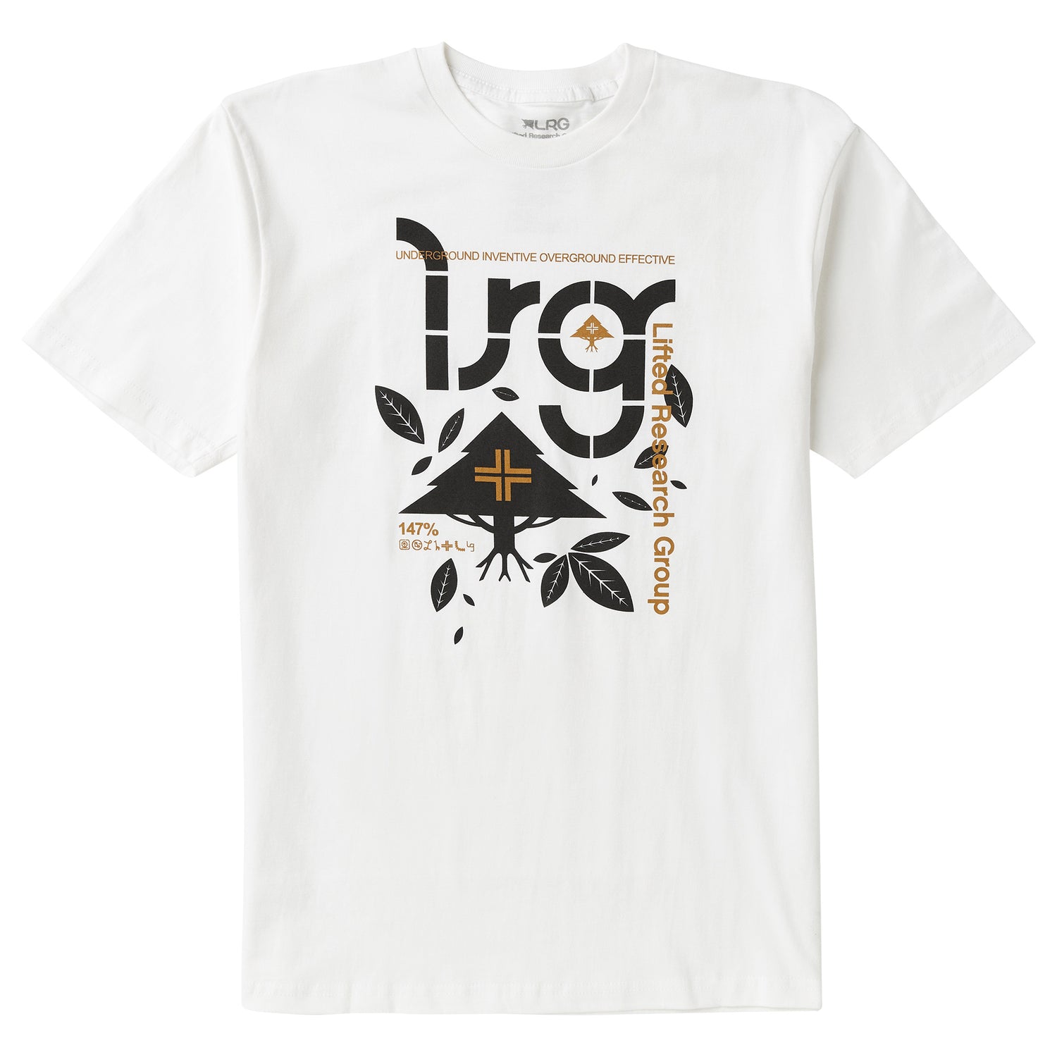 4700 CYCLE LEAVES TEE - WHITE