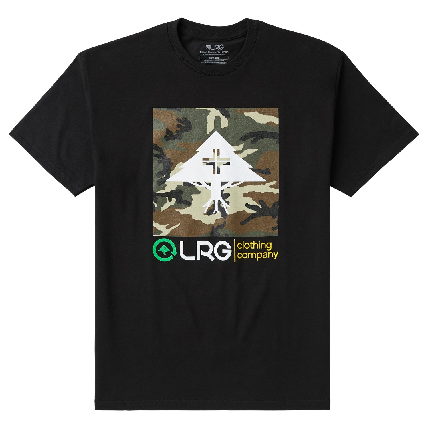 4700 BOXED UP CAMO TEE - BLACK